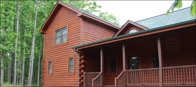 Log Home Staining in Critz, Virginia