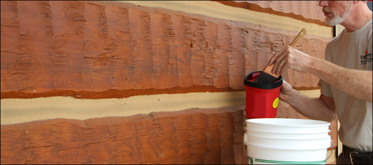Professional Log Home Staining  Critz, Virginia
