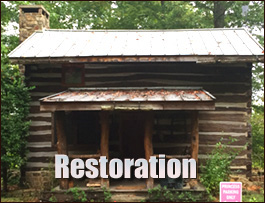 Historic Log Cabin Restoration  Patrick County, Virginia