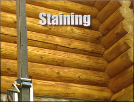  Patrick County, Virginia Log Home Staining